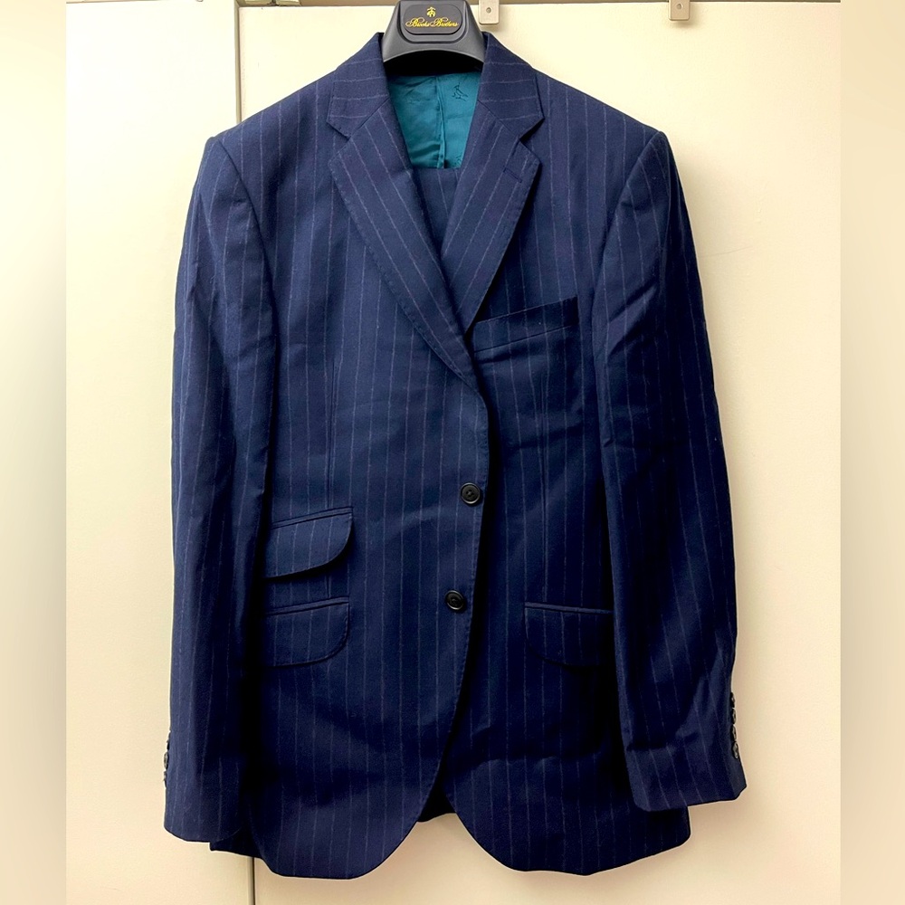 Charles Tyrwhitt Pin stripe Navy suit